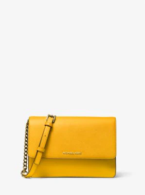 Daniela Large Saffiano Leather Crossbody Bag - Image 22