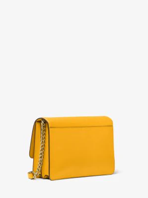Daniela Large Saffiano Leather Crossbody Bag - Image 24