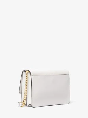 Daniela Large Saffiano Leather Crossbody Bag - Image 30