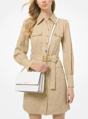 Daniela Large Saffiano Leather Crossbody Bag - Image 31