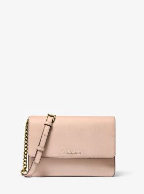 Daniela Large Saffiano Leather Crossbody Bag - Image 34