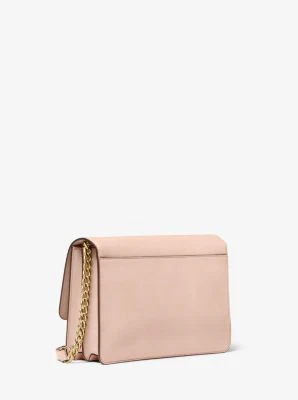 Daniela Large Saffiano Leather Crossbody Bag - Image 36