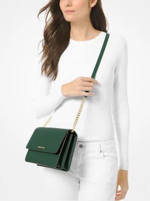 Daniela Large Saffiano Leather Crossbody Bag - Image 42