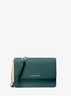 Daniela Large Saffiano Leather Crossbody Bag - Image 44