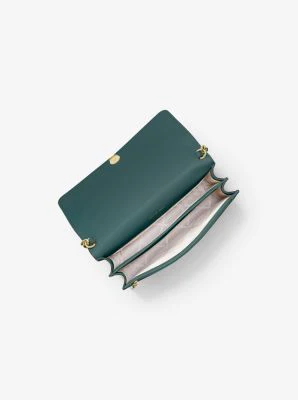 Daniela Large Saffiano Leather Crossbody Bag - Image 45