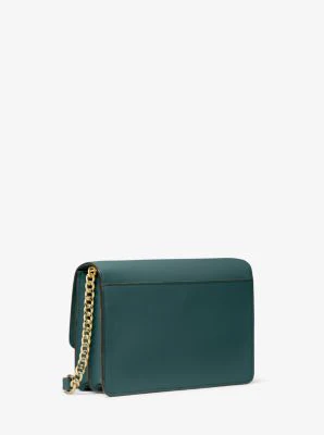 Daniela Large Saffiano Leather Crossbody Bag - Image 46