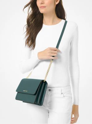 Daniela Large Saffiano Leather Crossbody Bag - Image 47