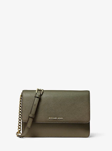 Daniela Large Saffiano Leather Crossbody Bag - Image 48