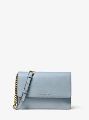 Daniela Large Saffiano Leather Crossbody Bag - Image 54
