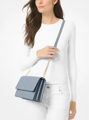 Daniela Large Saffiano Leather Crossbody Bag - Image 57