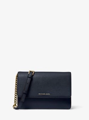 Daniela Large Saffiano Leather Crossbody Bag - Image 59