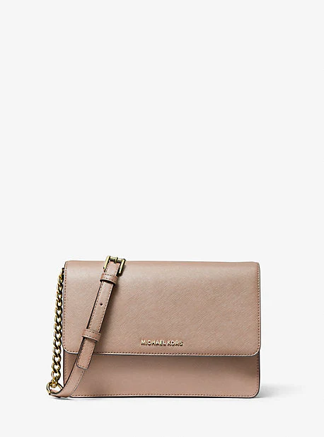 Daniela Large Saffiano Leather Crossbody Bag - Image 6