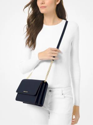 Daniela Large Saffiano Leather Crossbody Bag - Image 62