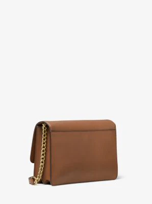 Daniela Large Saffiano Leather Crossbody Bag - Image 66