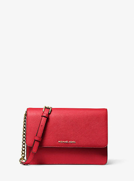 Daniela Large Saffiano Leather Crossbody Bag - Image 68