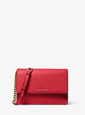 Daniela Large Saffiano Leather Crossbody Bag - Image 69