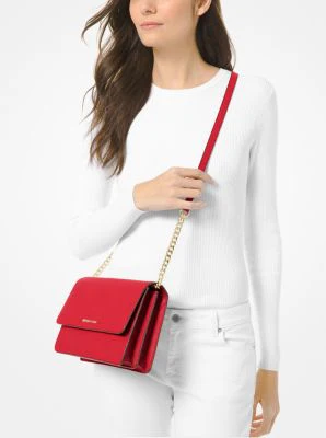 Daniela Large Saffiano Leather Crossbody Bag - Image 71