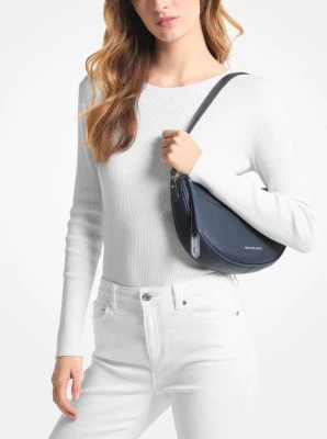 Dover Medium Leather Crossbody Bag - Image 13