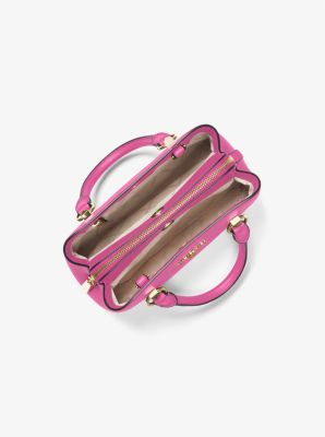 Edith Small Saffiano Leather Satchel - Image 3