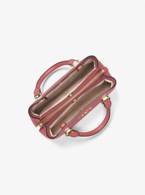 Edith Small Saffiano Leather Satchel - Image 7