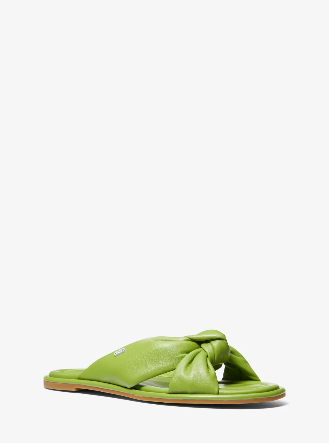 Elena Leather Slide Sandal - Image 12