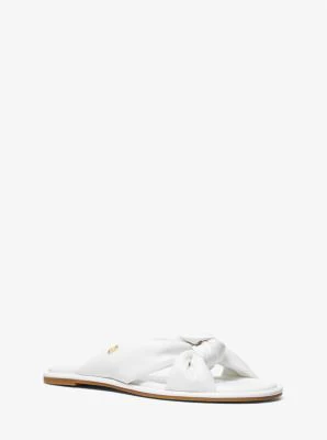 Elena Leather Slide Sandal - Image 2