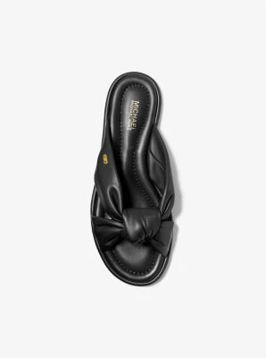 Elena Leather Slide Sandal - Image 20