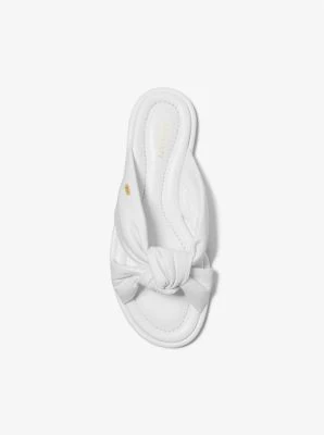 Elena Leather Slide Sandal - Image 4