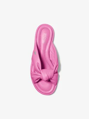 Elena Leather Slide Sandal - Image 7