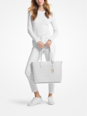Eliza Extra-Large Hand-Woven Leather Tote Bag - Image 4