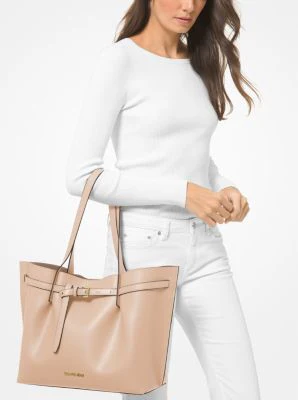 Emilia Large Pebbled Leather Tote Bag - Image 20