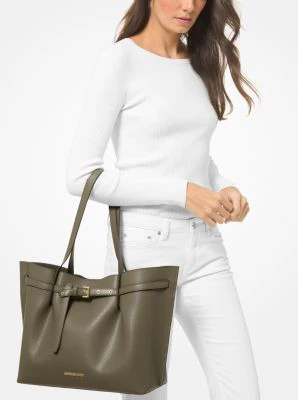 Emilia Large Pebbled Leather Tote Bag - Image 24