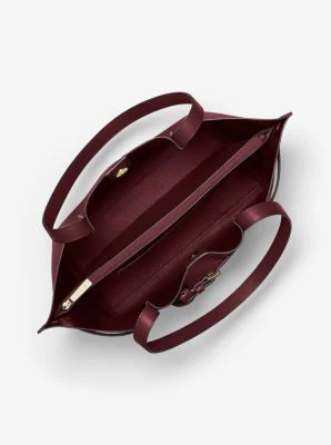 Emilia Large Pebbled Leather Tote Bag - Image 7