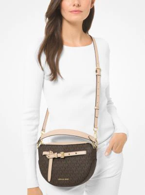 Emilia Medium Logo Shoulder Bag - Image 12