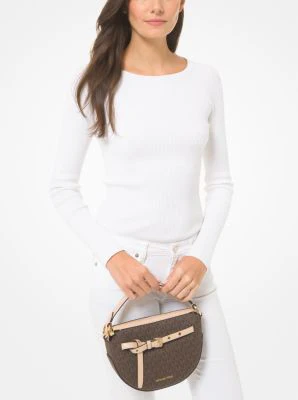 Emilia Medium Logo Shoulder Bag - Image 14