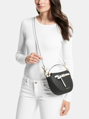 Emilia Medium Logo Shoulder Bag - Image 37