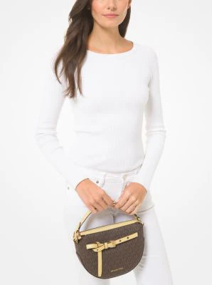 Emilia Medium Logo Shoulder Bag - Image 7