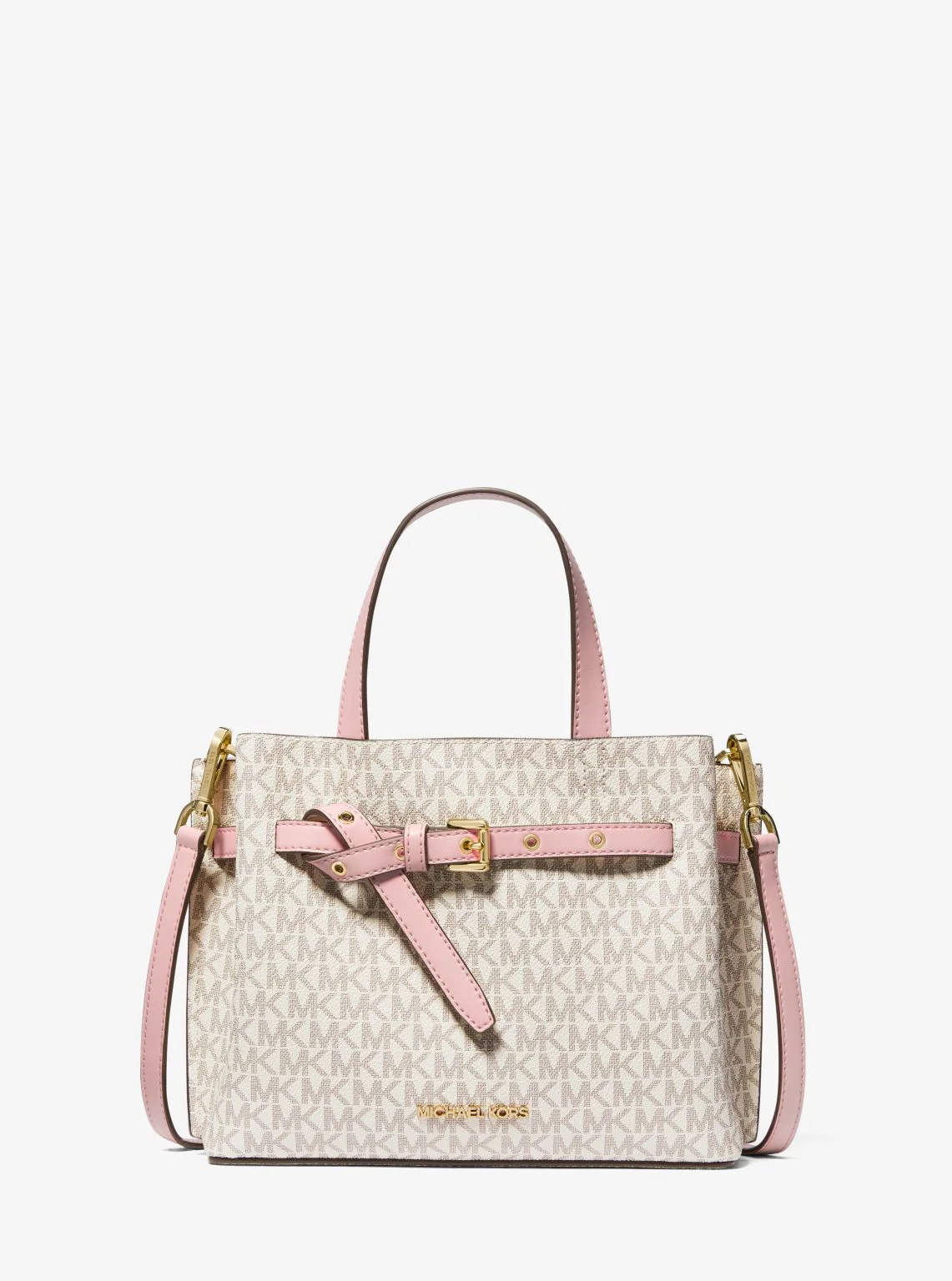 Emilia Small Logo Satchel - Image 21