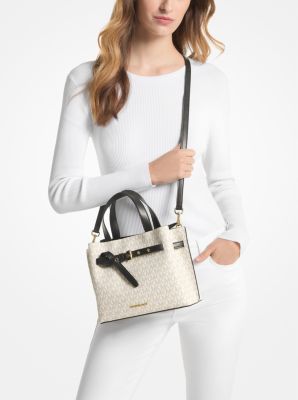Emilia Small Logo Satchel - Image 32
