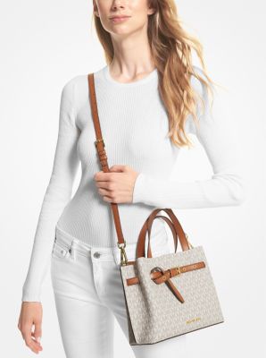 Emilia Small Logo Satchel - Image 4