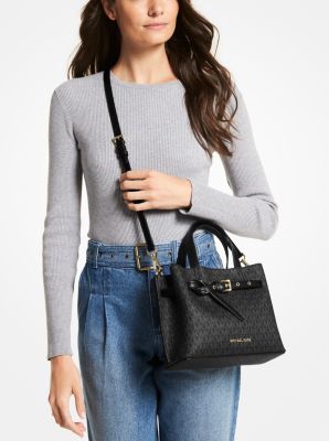 Emilia Small Logo Satchel - Image 8
