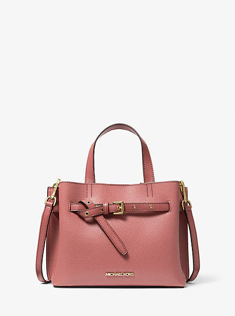 Emilia Small Pebbled Leather Satchel - Image 19