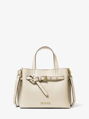 Emilia Small Pebbled Leather Satchel - Image 27