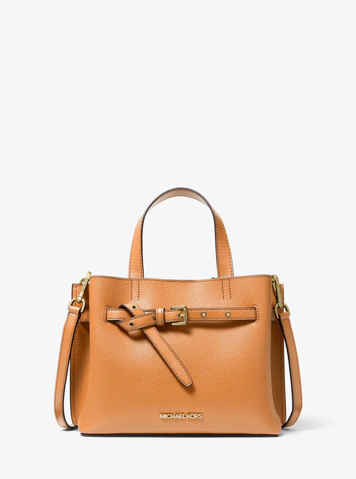 Emilia Small Pebbled Leather Satchel - Image 50