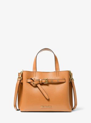 Emilia Small Pebbled Leather Satchel - Image 51