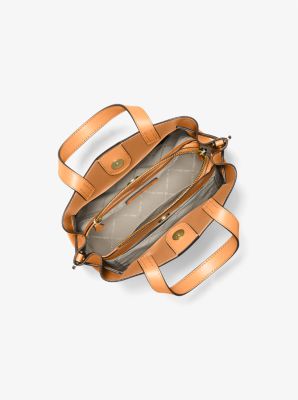 Emilia Small Pebbled Leather Satchel - Image 52