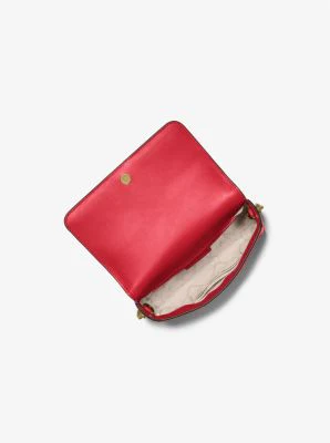 Freya Small Convertible Pebbled Leather Crossbody Bag - Image 3