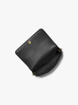 Freya Small Convertible Pebbled Leather Crossbody Bag - Image 8
