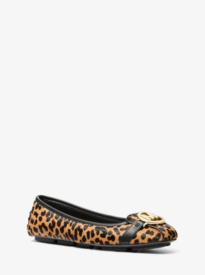 Fulton Leopard Print Calf Hair Moccasin - Image 2