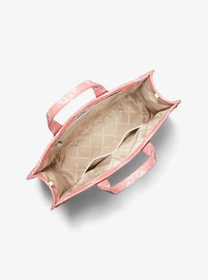 Gigi Large Empire Logo Jacquard Tote Bag - Image 3